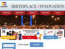 Tablet Screenshot of co.montgomery.oh.us